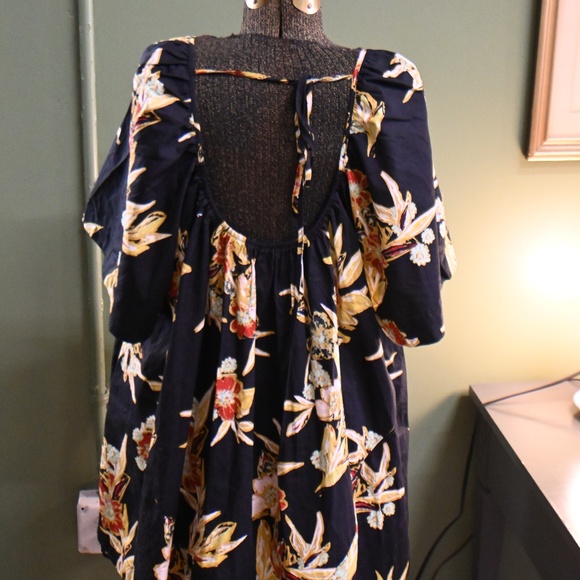 Free People Jodie Printed Tunic in Black - Picture 7 of 8